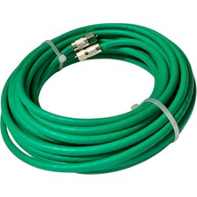 Tayfun Yeşil 64 Tel Cablecable Diğitürk F Konnektörlü Uydu Anten Kablosu 24 Mt.