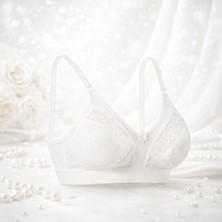 Ebru Lingerie Ebru Dantel Toparlayıcı Desteksiz Sütyen