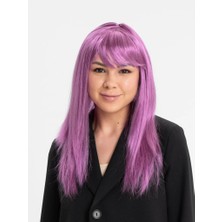 Eilo Luxe Rose Pembe Düz Kesim Peruk