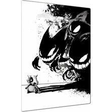 Charmbi Pokemon Metal Poster Tablo – Parlak Yüzey Canlı Baskı Modern Duvar Dekoru Gamer Anime