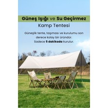 Özbience Dayanıklı Oxford Kumaş Güneşlik Tente, Su Geçirmez, 600X300 cm