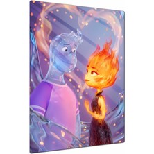 Charmbi Elementals Metal Poster Tablo – Parlak Yüzey Canlı Baskı Modern Duvar Dekoru Gamer Anime