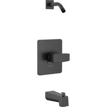 Enyaza Home Modern Mat Siyah Küvet Duş Bataryası Seti, Mat Siyah Duş Kiti, Duş Armatürleri, Küvet Bataryası Seti, Mat Siyah T14467-BLLHD-PP (Duş Başlığı ve Valfi Dahil Değildir)