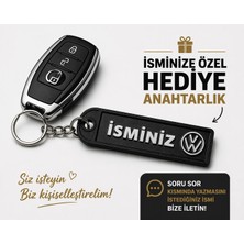 YSN Sounds Isimli Volkswagen Anahtarlık , Kişiye Özel - Hediyelik Isimli Araç Logolu Anahtarlık - Isimli Vw Araba Anahtarlığı