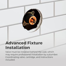 Enyaza Home Capistrano Küvet ve Duş Kiti, Vana ve Kartuş Dahil, 1 Saplı, Spot Savunma Fırçalanmış Nikel Kaplama, 8P8WS2CSOSGS