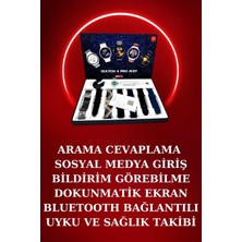 TeknoKesgin Kesgin Market® Yeni Model Akıllı Saat ve Ucuz Kaliteli Bluetooth Kulaklık Amoled Ekran Aynalı