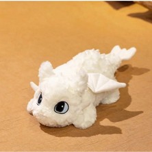 NB Market Ejderhanı Nasıl Eğitirsin Dişsiz Peluş Oyuncak 30CM Işığın Öfkesi Dişsiz Peluş Beyaz