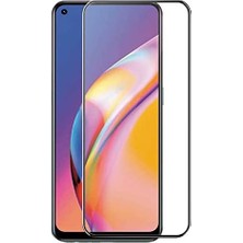 Enyaza Home Oppo Reno 7 4g ile Uyumlu Davin 5d Cam Ekran Koruyucu Siyah