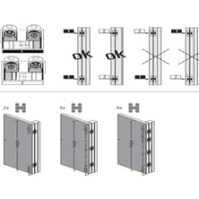 Enyaza Home Gizli Menteşe 76X14 mm 16 kg Parlak Nikel Renk Tek Ebat HG104HT01 Pn