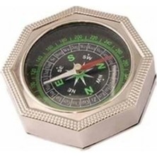 Özbience Şekilli Büyük Metal Pusula, Dayanıklı ve Şık Tasarım