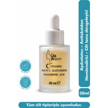 4K Beauty Vitamin C, Niacinamide, Glutatione, Hyaluronic Acid Serum