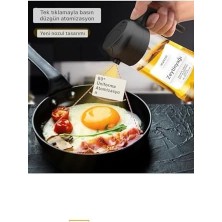 Enyaza Home Yenigeldi 1 Adet 2'si 1 Arada Cam Yağ Püskürtücü ve Dağıtıcı,yağlık,yağdanlık,siyah