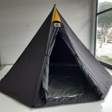 Özbience 4 Kişilik Füme Renkli Kamp Çadır Seti MG24WİLD4FÜME