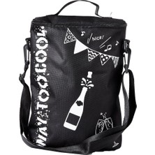 Özbience Baskılı Dik Şişe Soğuk Tutucu Termal Çanta - Kamp ve Piknik Için Perfect