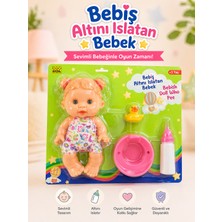 Dmn Altını Islatan Oyuncak Bebek – 25 cm Sevimli Eğitici Bebek Seti (Biberon & Aksesuar Dahil)