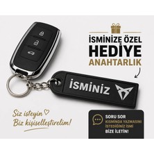 YSN Sounds Isimli Cupra Anahtarlık , Kişiye Özel - Hediyelik Isimli Araç Logolu Anahtarlık - Isimli Cupra Araba Anahtarlığı
