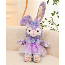 NB Market Kıyafetli Tavşan Peluş Oyuncak 45CM Tüylü Yumuşak Kumaş Uyku Arkadaşı Peluş Bebek Kostümlü