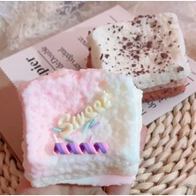 NB Market Kek Sukuşi Pembe Renk Pasta Taba Sukuşi Yumuşak Jel Rahatlatıcı 10CM
