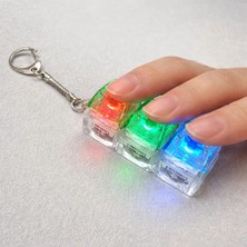 NB Market 3 Tuşlu Klavye Anahtarlık Stres Klavye Anahtarlık Rgb Işıklı Mekanik
