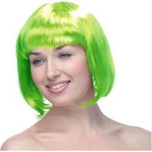 Eilo Luxe Yeşil Küt Peruk Saç