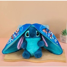 NB Market Fermuarlı Stitch Peluş Oyuncak 20CM Stich Ithal Tüylü Peluş Ayı Uyku Arkadaş