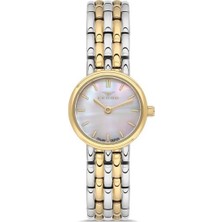 Ferro FL21486A-D FL21486A-D Quartz Çelik Kordon Sarı-Gri 22 mm Kadın Kol Saati
