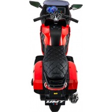 Babyhope 438A XMX-316 12V Ledli Akülü Motor Kırmızı