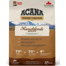 Acana Ranchlands Sığır Etli Tahılsız Tüm Irk ve Yaşam Evreleri Için Köpek Maması 2 kg