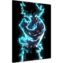 Charmbi Dragon Ball Goku Metal Poster Tablo – Parlak Yüzey Canlı Baskı Modern Duvar Dekoru Gamer Anime