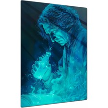 Charmbi Snape Harry Potter Metal Poster Tablo – Parlak Yüzey Canlı Baskı Modern Duvar Dekoru Gamer Anime