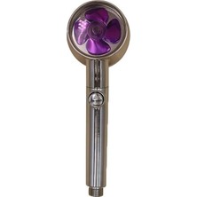 Enyaza Home Duş Başlığı Ayarlı Turbo Fanlı Gri KTX-2999