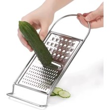 Enyaza Home Çelik Rende Paslanmaz Çelik Çok Amaçlı ve Dayanıklı Tasarım Sebze Peynir ve Meyve Rendesi Ergonomik Saplı Kolay Temizlenebilir Mutfak Için Pratik ve Şık Kolay Saklanabilir