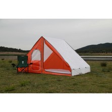 Özbience Turuncu Spunbond Kamp Çadırı, Hafif ve Dayanıklı, Iyi Havalandırma