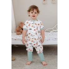 Lollie 0.5 Tog Yazlık Bebek & Çocuk Uyku Tulumu, %100 Pamuk - Space Uzay