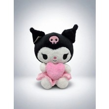 NB Market Kalp Tutan Kuromi Peluş Oyuncak Sanrio 30CM Peluş Oyuncak Melodi Kuromii Hellokityy