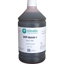 Gündüz Kimya Diff Quick Boyama Seti | Eosin Solüsyonu (Pbs) | 1 Litre