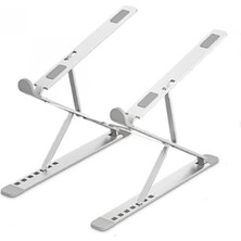Pileli Store Ally Mc N8 Metal Yüksek Macbook Notebook Ayarlanabilir Katlanabilir Stand