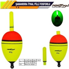 Port Fish Portfish Şamandıra Ithal Pilli Fosforlu 80 gr