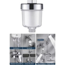 Kustar Su Arıtma Filtresi – Duş ve Banyo Için Kireç ve Partikülleri Arındıran Pamuklu Filtre