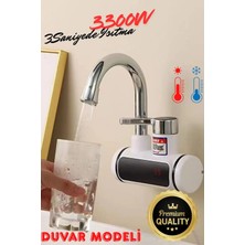 Wevolt Premium Serisi Yeni Nesil Elektrikli Ani Su Isıtıcı Termal Şofben Musluk Spiral Başlık Hediye(Duvar Giriş)-2