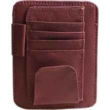 Pileli Store Ally Araç Oto Güneşlik Organizeri Suni Deri Kart Kalem Düzenleyici