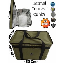 Özbience Büyük Termos Termal Çanta, 65 Litre, 8 Kişilik Aileler Için, Sıcak ve Soğuk Kalıcı