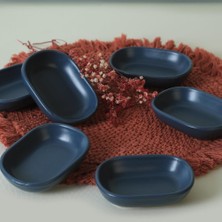 Enyaza Home Mat Mavi Noyan Çerezlik 11 cm 6 Adet 399