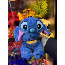NB Market Nefes Alan Stich Uyku Arkadaşı Stitch Peluş Oyuncak Kulakları Oynayan 30CM Işıklı Müzikli