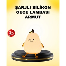 Kesgin Market® Dekoratif Armut LED Lamba Renk Ayarlı Şarj Edilebilir Teknokesgin