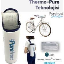 Özbience Çiftli Termal Silindir Bisiklet Çantası, Şişe Soğutucu, Thermo-Pure® Jel Paket