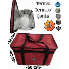 Özbience Büyük Termos Termal Çanta 65 Litre 8 Kişilik Aileler Için