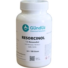 Gündüz Kimya Resorcinol | Resorsinol | Cas: 108-46-3 | 100 Gram