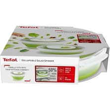 Enyaza Home Tefal Katlanabilir Salata Kurutucu Yeşil - Beyaz