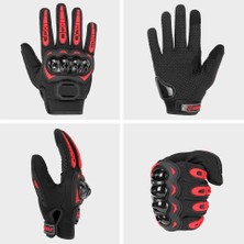 MOONRIDER Moonrıder Motosiklet Eldiveni Motorcu Eldiveni Korumalı Dokunmatik Özellik Unisex Motorsiklet Eldiveni Nx-2